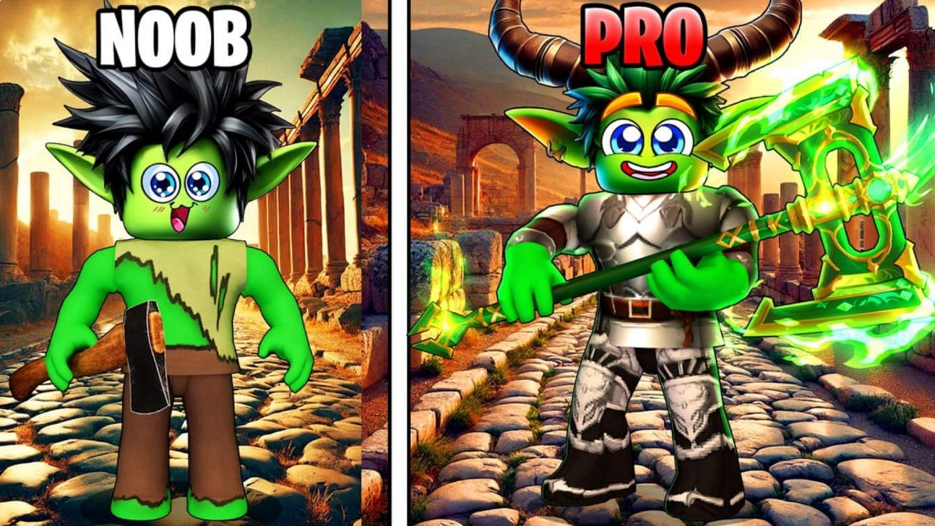 Slay every human in Reborn as a Good Goblin (Image via Roblox)